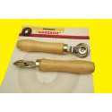 CARRETILLA  DE MADERA  RODILLO CHICO 1 1/2  X 1/4 GONZALEZ